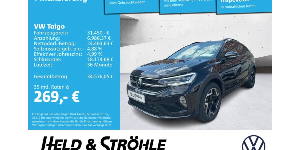 VW Taigo 2.001 km 31.450 &euro; Ulm 89077