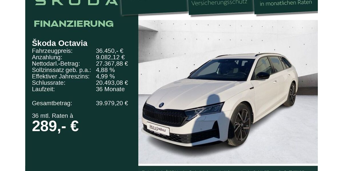 Skoda Octavia 8.429 km 33.820 &euro; Neu-Ulm 89231