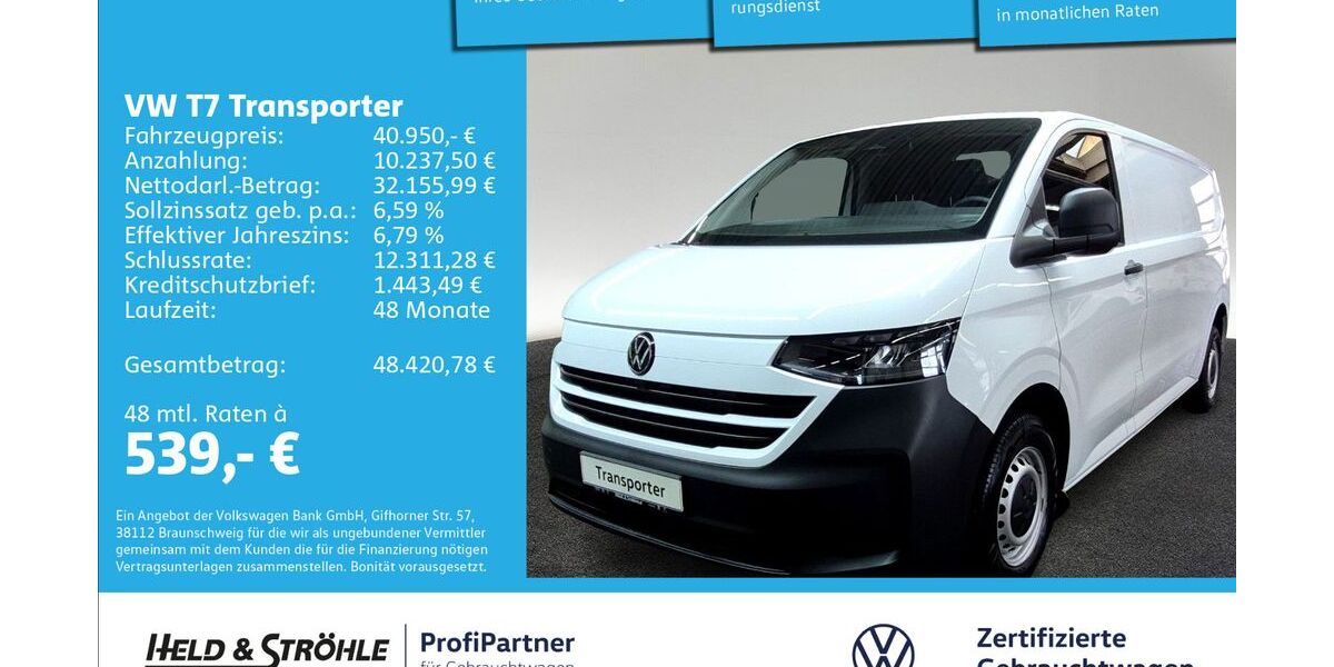 VW T7 Transporter 4.001 km 40.950 &euro; Ulm 89079