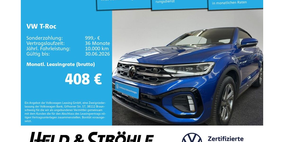 VW T-Roc 13.401 km 34.290 &euro; Neu-Ulm 89231