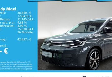 VW Caddy Maxi 6.001 km 38.650 &euro; Ulm 89079