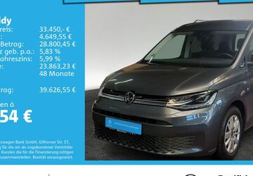 VW Caddy 4.001 km 33.450 &euro; Neu-Ulm 89231