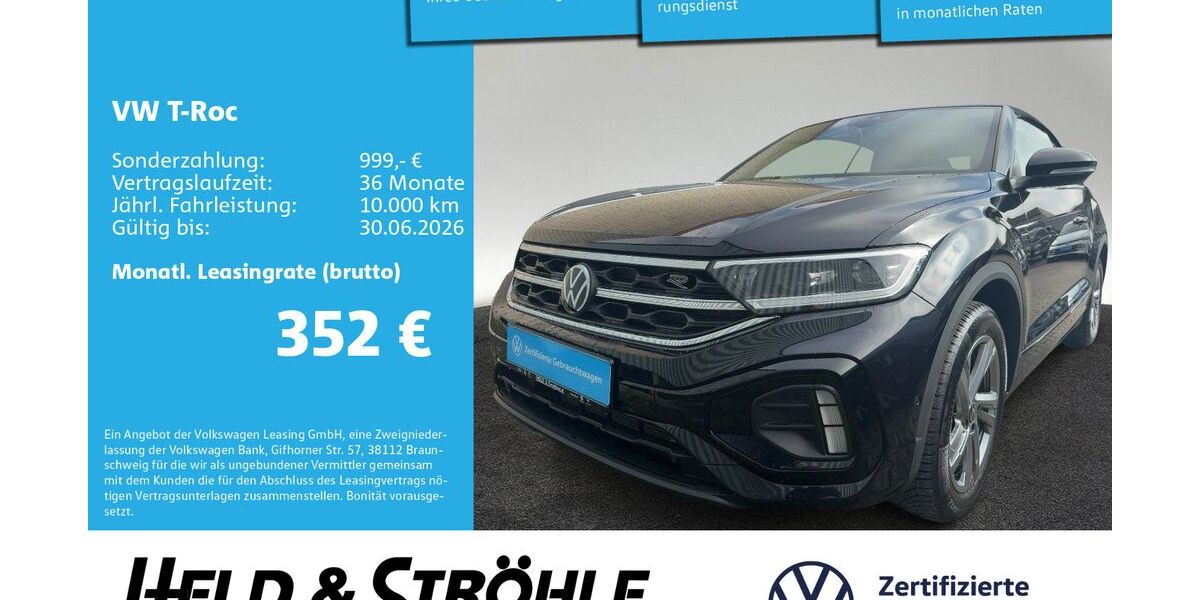 VW T-Roc 26.040 km 31.820 &euro; Neu-Ulm 89231