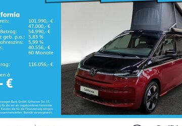 VW T7 California 3.500 km 101.990 &euro; Ulm 89079