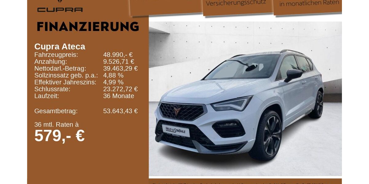 Cupra Ateca 8.500 km 48.990 &euro; Neu-Ulm 89231