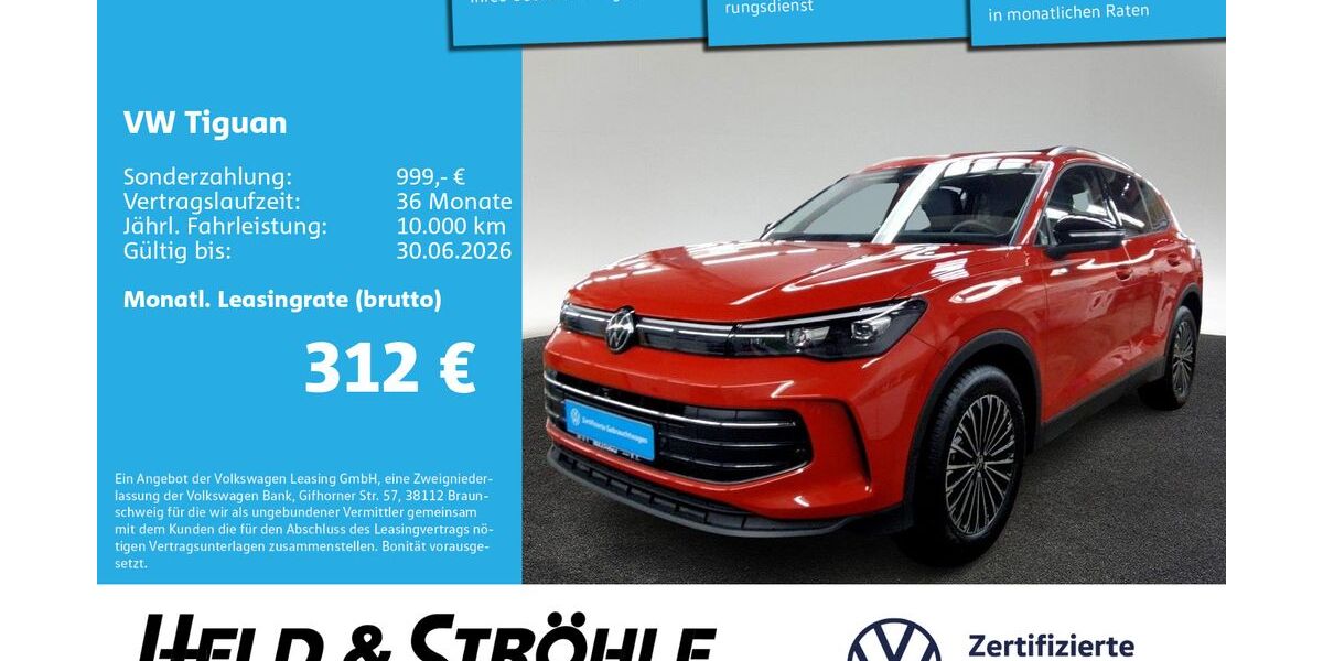VW Tiguan 10.837 km 34.820 &euro; Neu-Ulm 89231