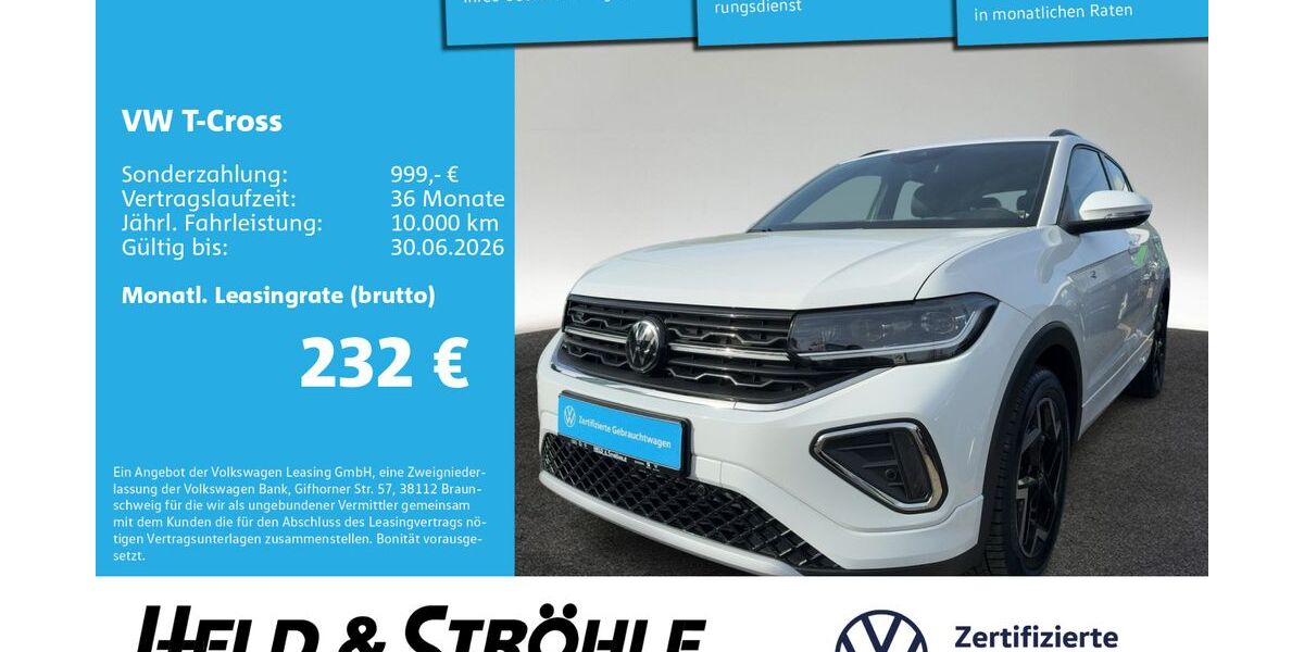 VW T-Cross 8.433 km 25.490 &euro; Neu-Ulm 89231